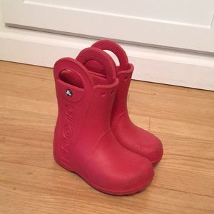 Crocs Kids’ Handle It Rain Boots- size 9